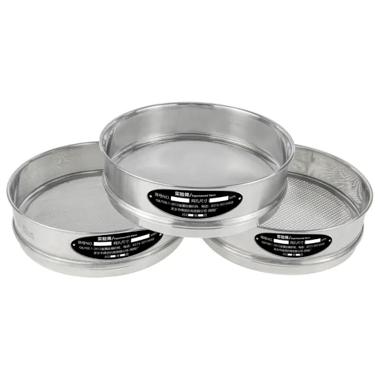 200 Micron Mesh Rice Flour Sieve 304 Stainless Steel Soil Test Sieve