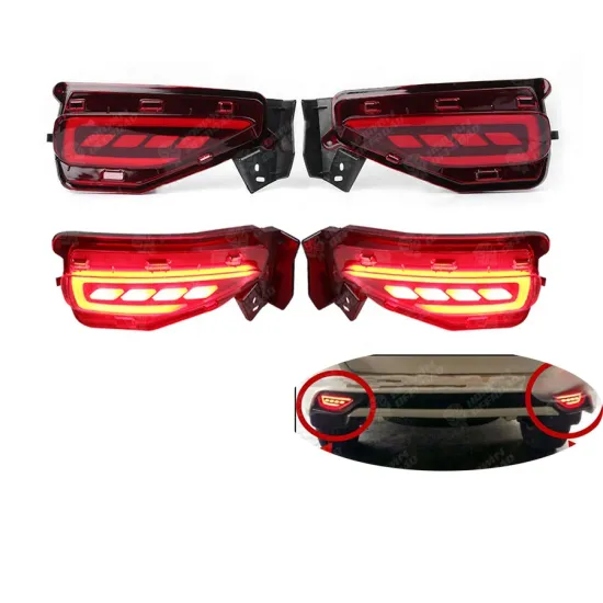 Auto Parts for Fortuner 2016: Rear Bumper Lights and Fog Lamps