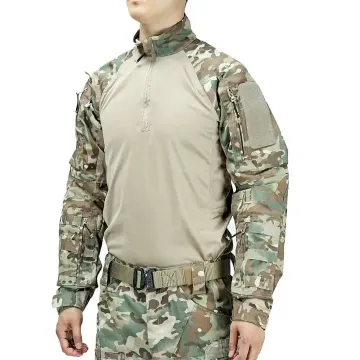 Uniform CP Tactical Hunting Clothes: Breathable Camouflage T-Shirt for Male Outdoor Training and Long-Sleeved Shirts