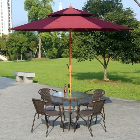 Customized Logo Retractable Garden Umbrella