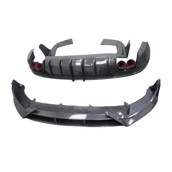 LFS High-Quality Carbon Fiber Front and Rear Diffuser for New Audi Q5 Body Kit