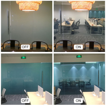 Clear Switchable Fogging HD Smart Glass Film