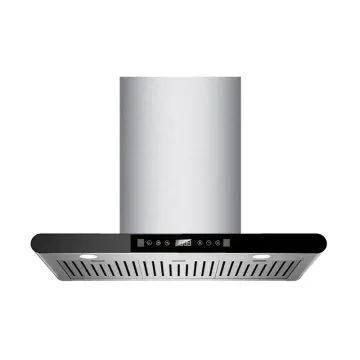 Black Wall-Mounted Cooking Hood: Fashionable and Attractive Kitchen Exhaust Range