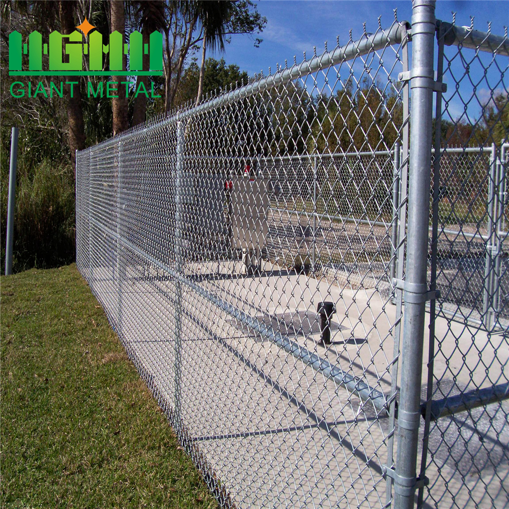 Low prices galvanized used chain link mesh fencing