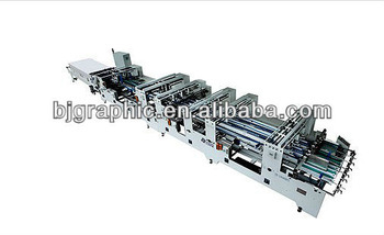 high speed cardboard folder gluer machine
