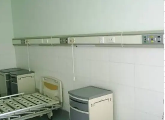 Bed head unit for ward of a hospital