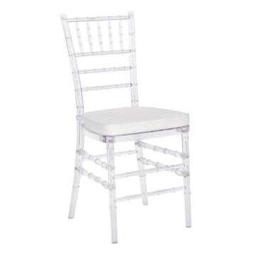 Modern Clear Acrylic Resin Plastic Chiavari Tiffany Wedding Chairs for Events and Parties