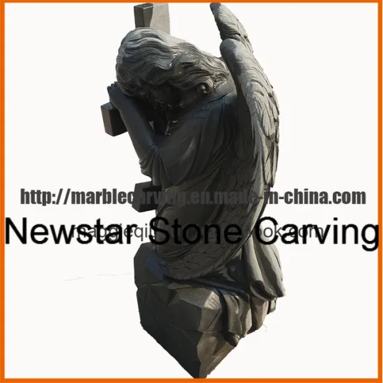 Granite Angel Tombstone for Graveyard for Family Monument mm1734