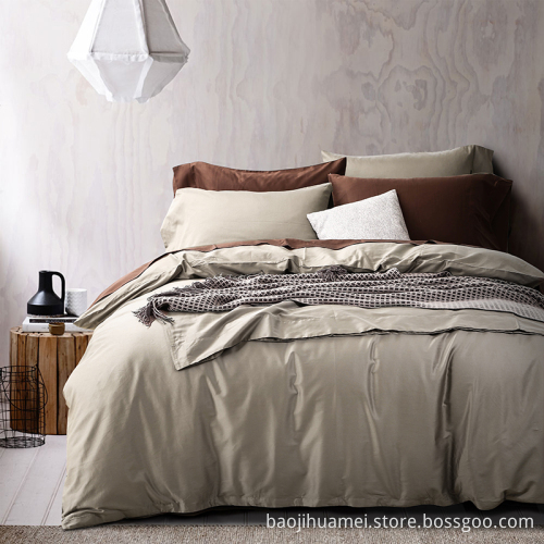Sandy Gold 4 PCS 100% Egyptian Cotton Bedding Sets