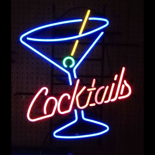 Cocktails and Martin Led Neon Sign