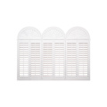 Customized white Basswood Wood Shutters Bi-fold Plantation