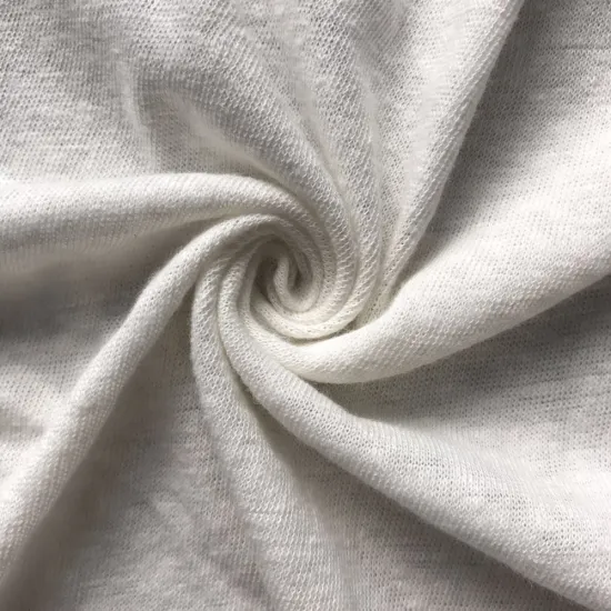 linen cotton knitted jersey