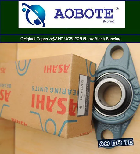 Asahi Pillow Block Bearing Ucfl205 , Washing Machine Bearing With High Speed