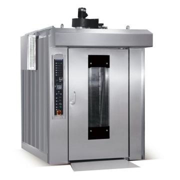 Gas komersial, diesel, dan ketuhar rotary perindustrian elektrik untuk kedai roti: 12-64 Dulang Rak Roti Baking Equipment
