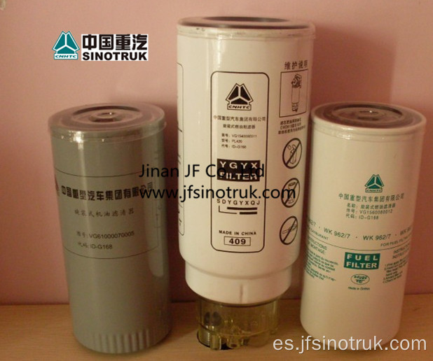 VG1246070030 VG1540080110 VG1540080311 Filtro de combustible Howo