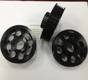 Custom compressor motor black oxide steel cable pulley price