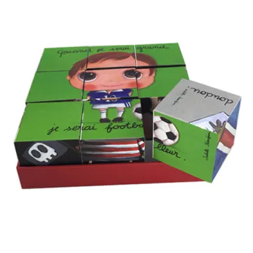 Educational Children Puzzle Cube Boxes