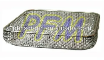 professionally manufacture medical sterilizing basket (stainless steel material)