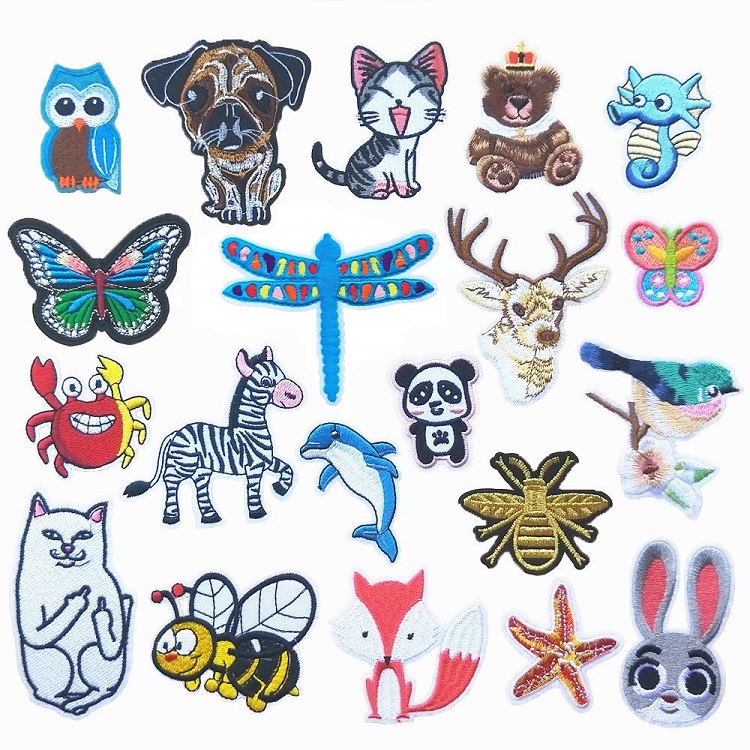 Diy Lovely Animals Patches Embroidery