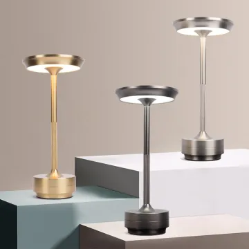 5W Touch Control Rechargeable 3-Way Dimmable Table Lamp with USB Port