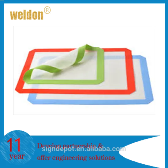 Weldon baking sheet,custom silicone baking mat,silicone baking mat set