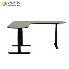 Triple Motor L Shaped Adjustable Standing Desk