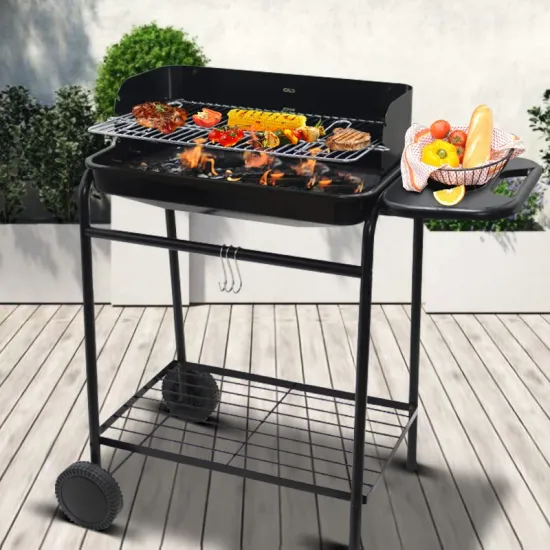 F20 outdoor kitchen simple barbeque manufacture charcoal Barrel barbecue flat top bbq grills