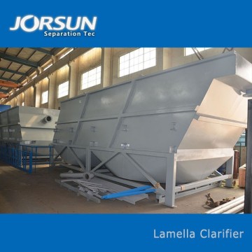 Lamella Clarifier used in river water clarification