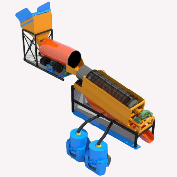 Movable placer Gold Ore Washing Equipment plant