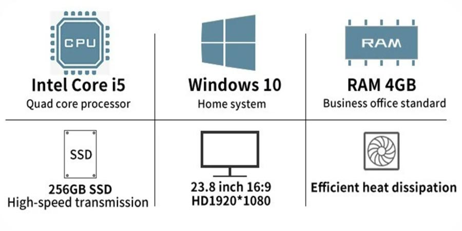 23 8inch Core I5