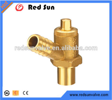 HR4060 factory manufacture forged brass water drain stop valve