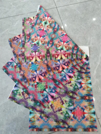 Breathable Chenille Silver Silk Fabric For Clothing