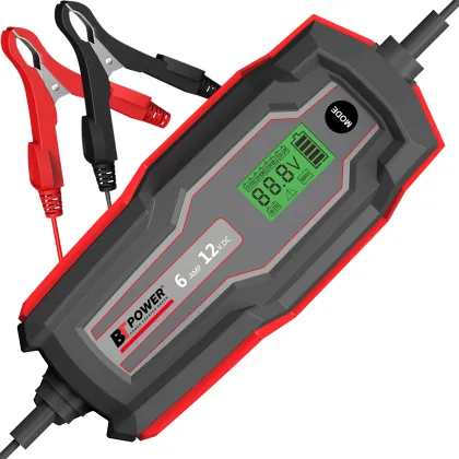 Smart 12V Car Battery Charger and Maintainer for Energy Efficiency