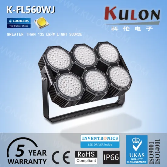 LED Flood Light fixtures High Power alta potencia 560W LED Flood Light project