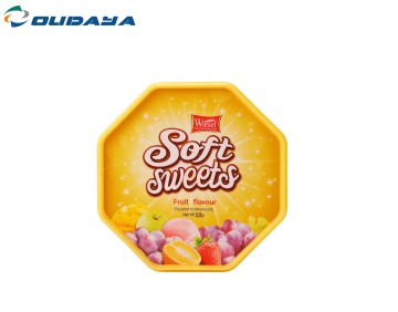 high quality iml candy storage container with lid