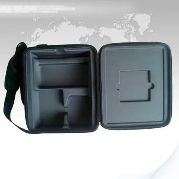 Customized Promotional stainless steel aluminum tool box of waterproof eva tool bag with handle and custom logo of eva tool case