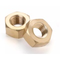 Polished Brass Hexagonal Nuts Passivated Copper Nuts