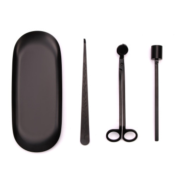 Hot Selling Candle Care Kit: Wick Trimmer, Dipper, Snuffer &amp; Storage Tray