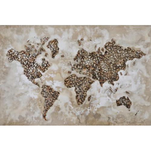 World Map Wall Art Home Decor