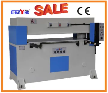 hydraulic four column plane clicking press cutting machine