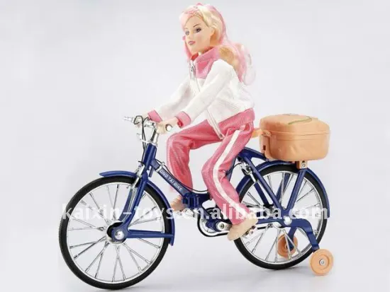 1090554 folding electric bike with doll 2012 news toys for kids
