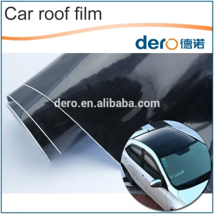 Hot Sale ! Dero Glossy Black Car Sunroof Vinyl Stickers
