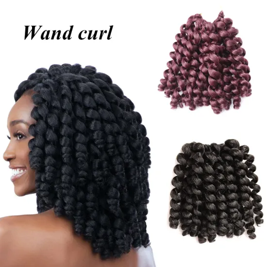jumpy wand curly braid Crochet Braids Hair 8 inch Bounce Jamaican Afro Fluffy Jumpy Wand Curls 20strands/pack Crochet Twist Hair