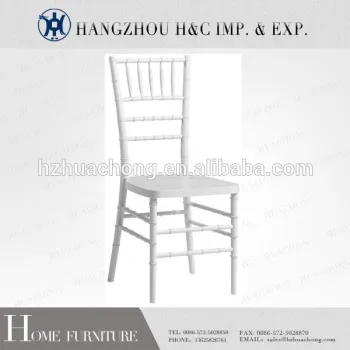 2015 Most Popular White Wedding Chairs HC-P006