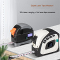 Lasermessband 2 in 1 digitaler Entfernungsmesser