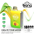 핫 판매 Bang Rocket 18000 퍼프 일회용 vape 포드 장치