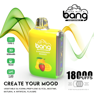 Bang Bang Rocket 18K Puffs Dispose Vape Dispositif