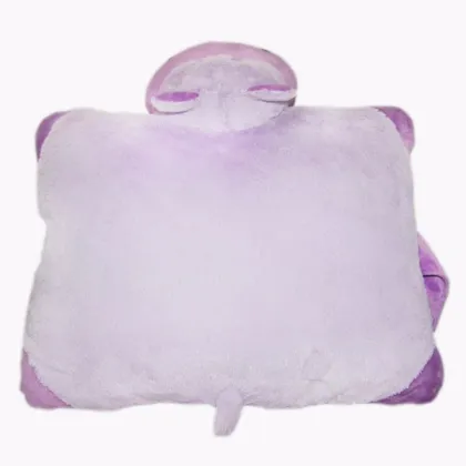 Custom wholesale handmade purple plush pillow, purple cow stuffed toy