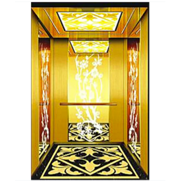 Luxury Hotel Passenger Elevator with Etching Cabin