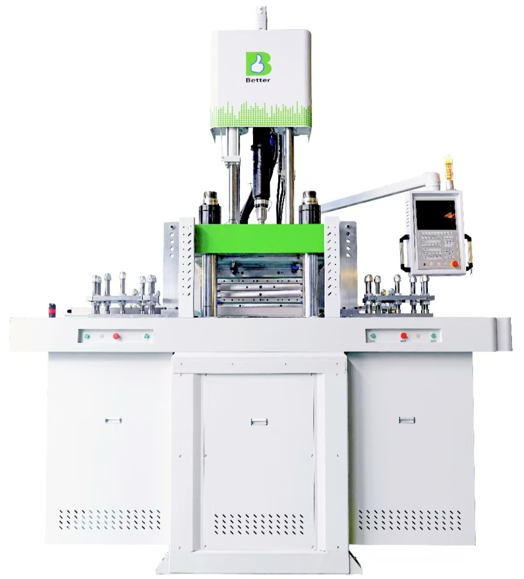 VERTICAL DOUBLE SILDING PLATE 3RT INJECTION MACHINE